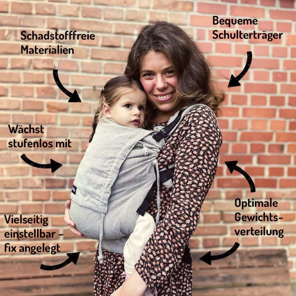 DidyFix Toddler Doubleface anthrazit