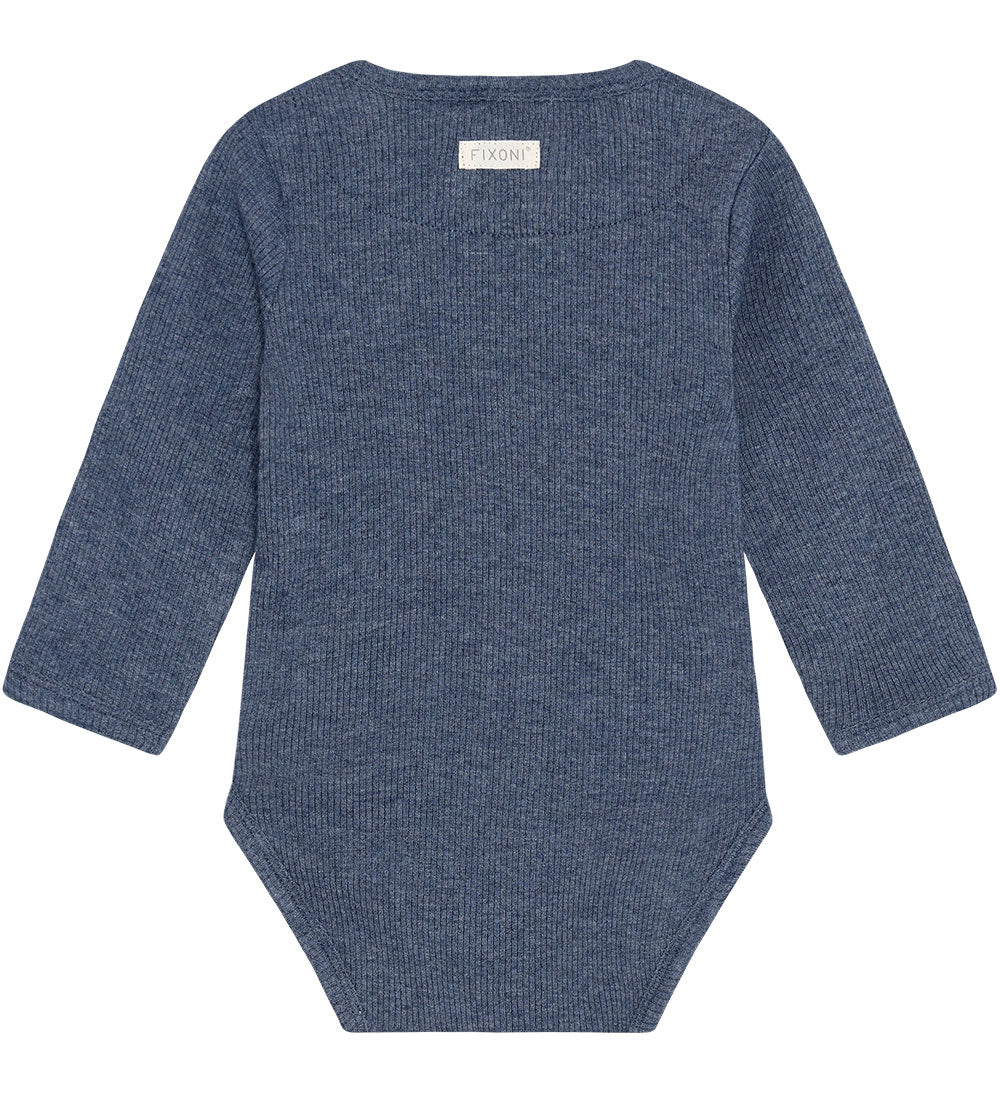 Fixoni Tencel Body in Rippoptik - Indigo