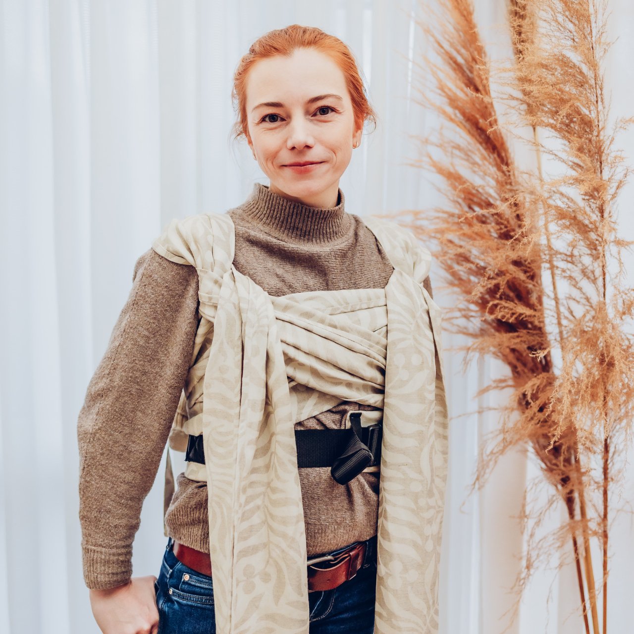Babytrage Wrap Up - Bungi Leinen Leliba