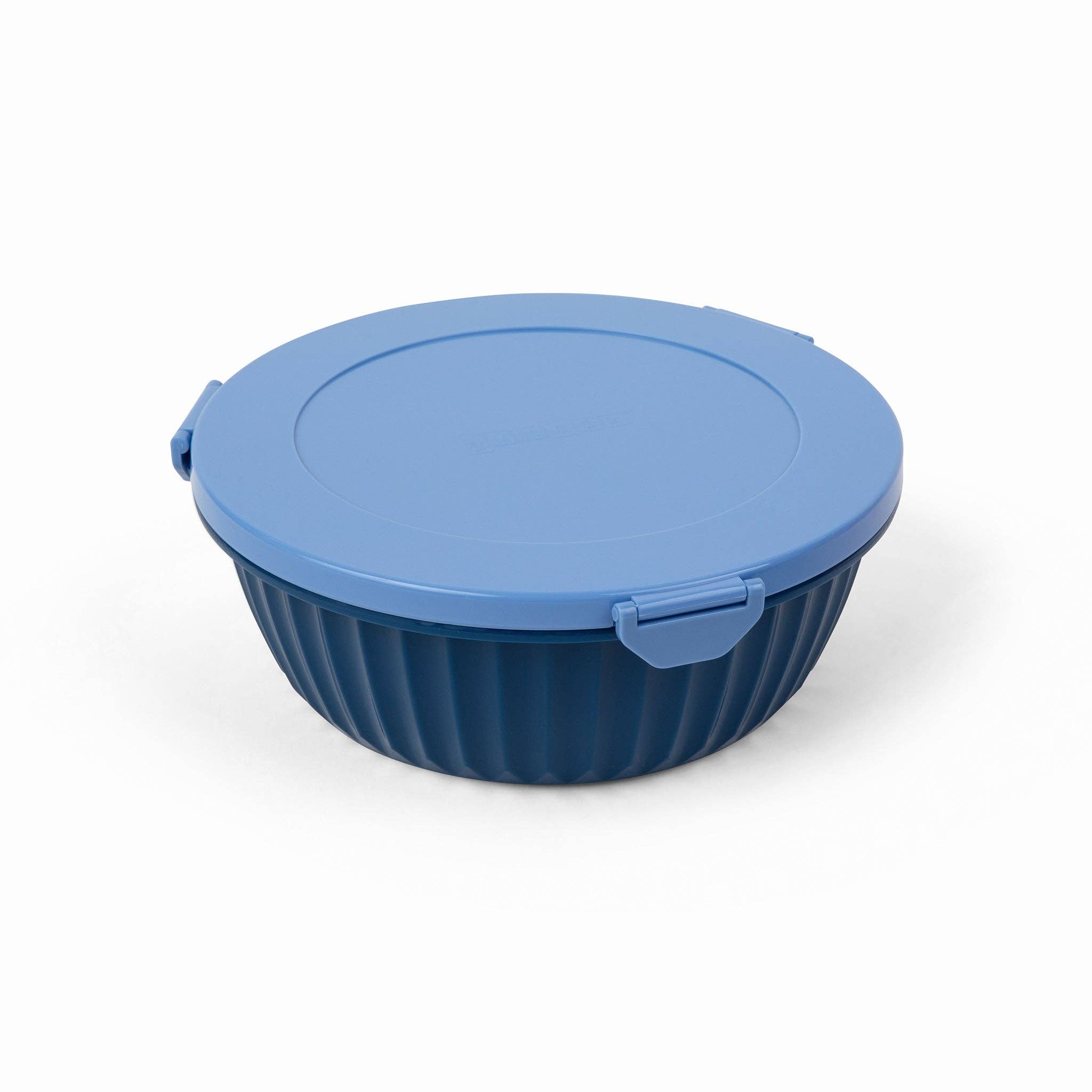 Poke Salatschüssel mit 3-teiligem Teiler und Deckel - Hawaiiblau Yumbox