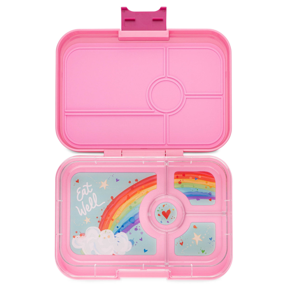 Yumbox Tapas - Auslaufsichere Bento-Box mit 4 oder 5 Fächern: Monte Carlo 5C with Clear Blue Tray Yumbox