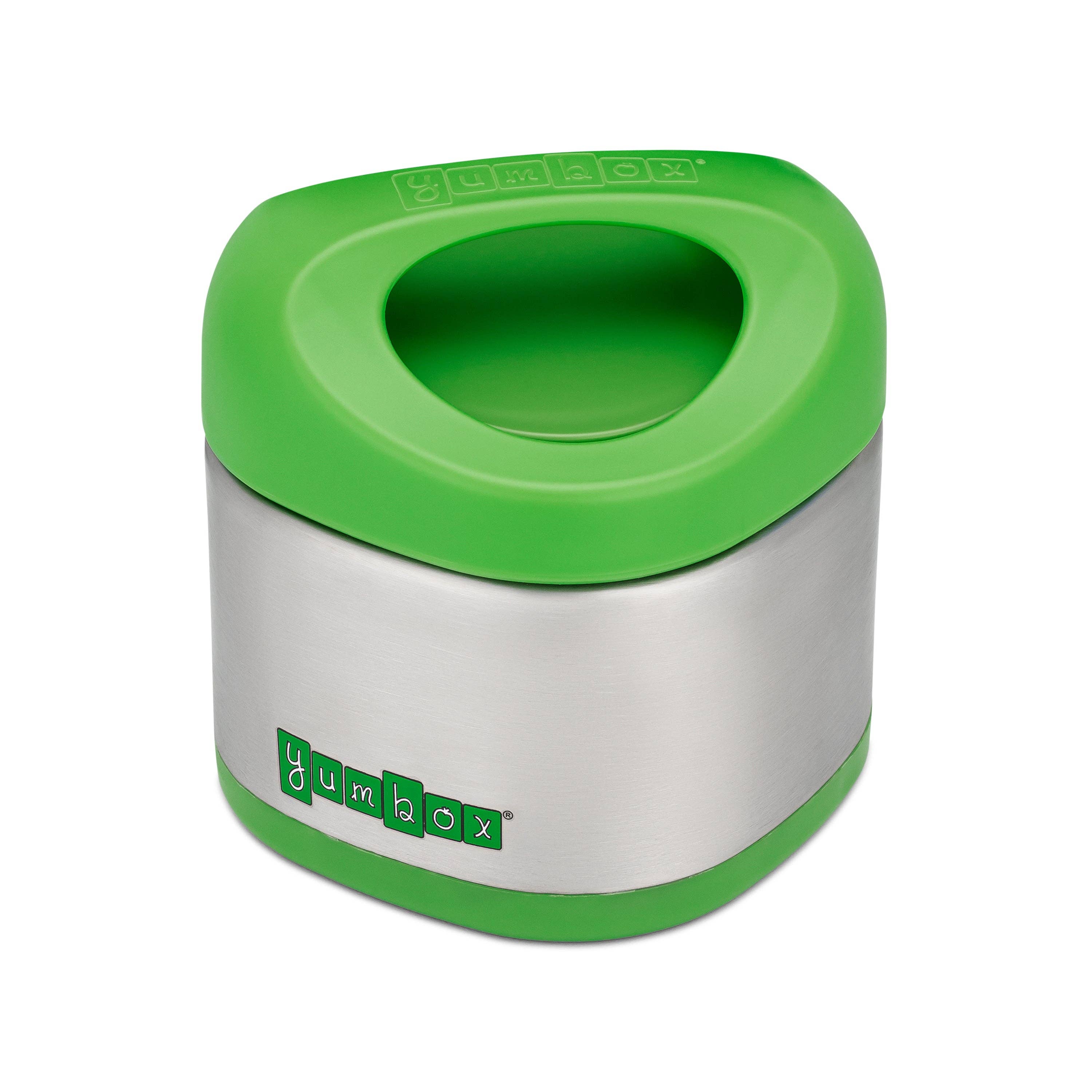 Yumbox Cubi Thermo-Speisebehälter für Kinder - Einfach zu tragen und zu öffnen, 10 oz - Apfelgrün Yumbox