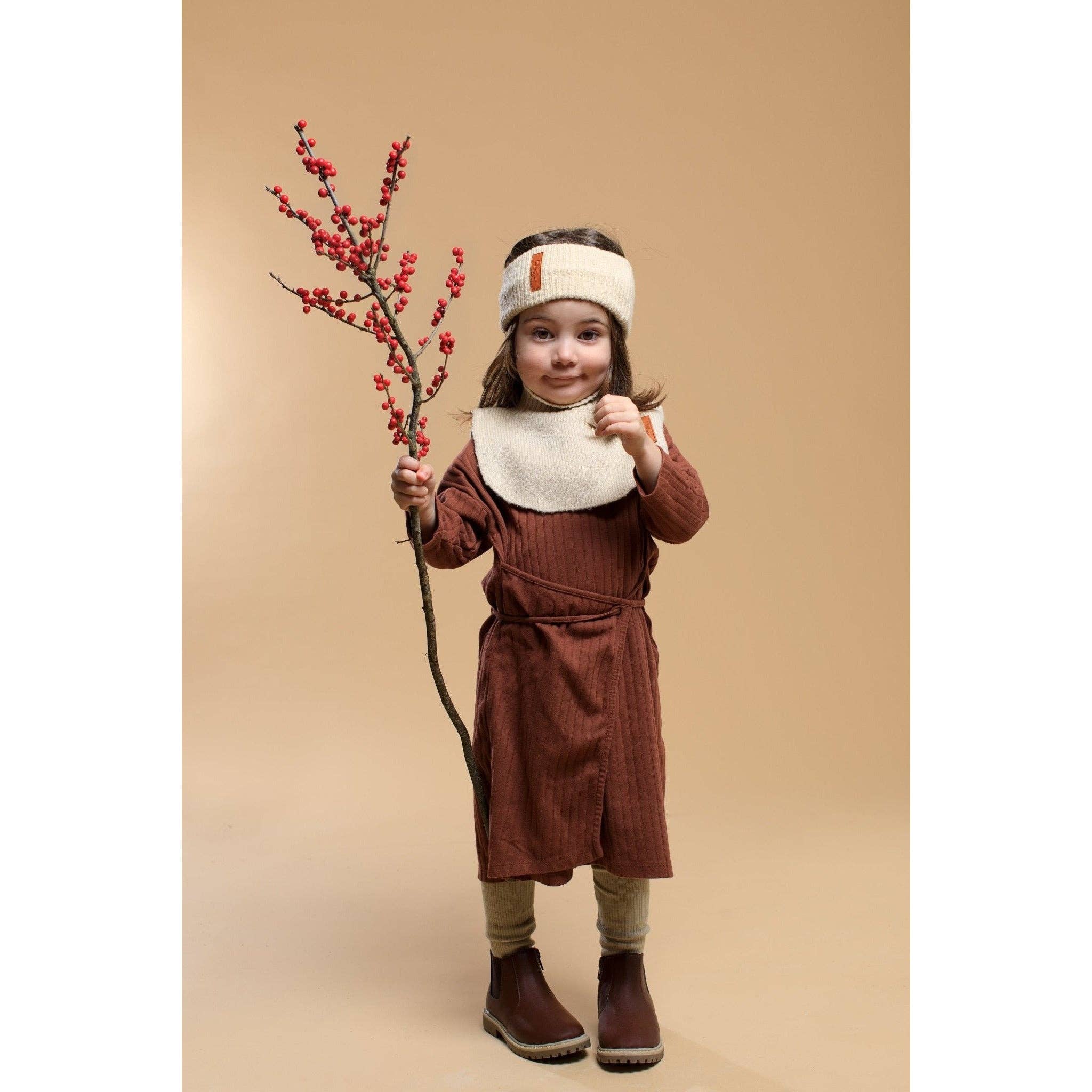 Halsschmeichler aus Bio-Baumwolle Kind - beige BabyMocs