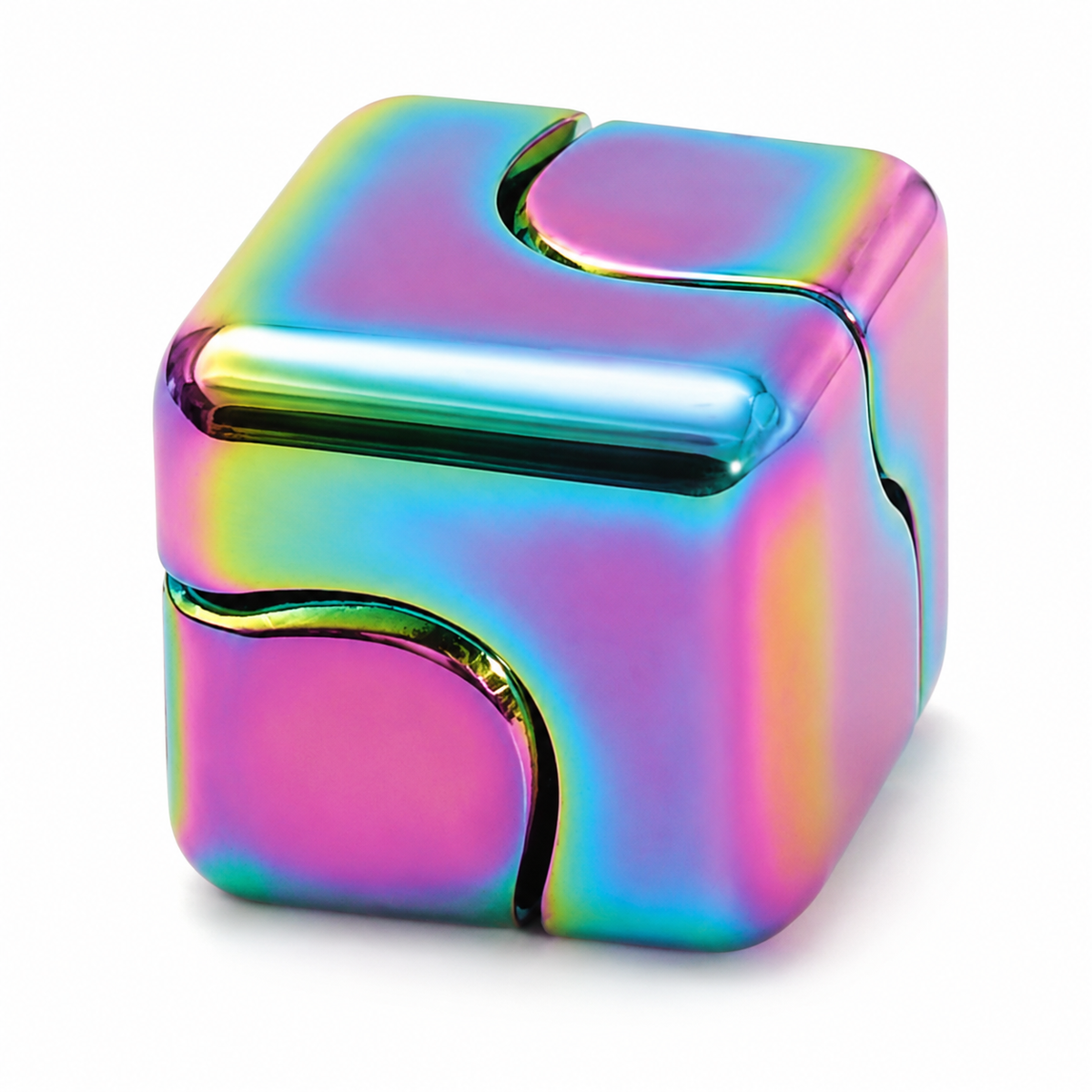 Fidget Cube – multisensorisches, taktiles Fidget-Spielzeug: Metallic Blau Ana Wiz