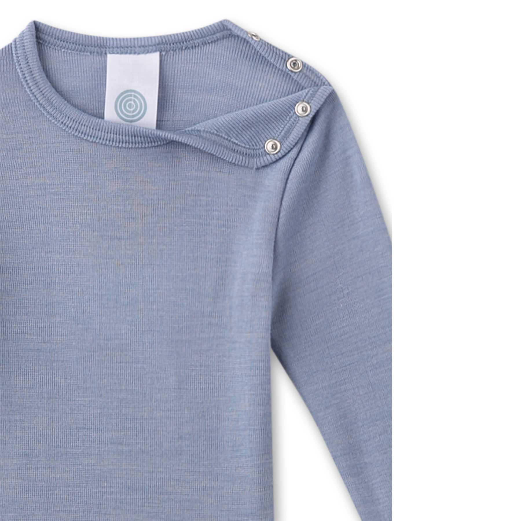 Sanetta Body langarm - light blue Sanetta