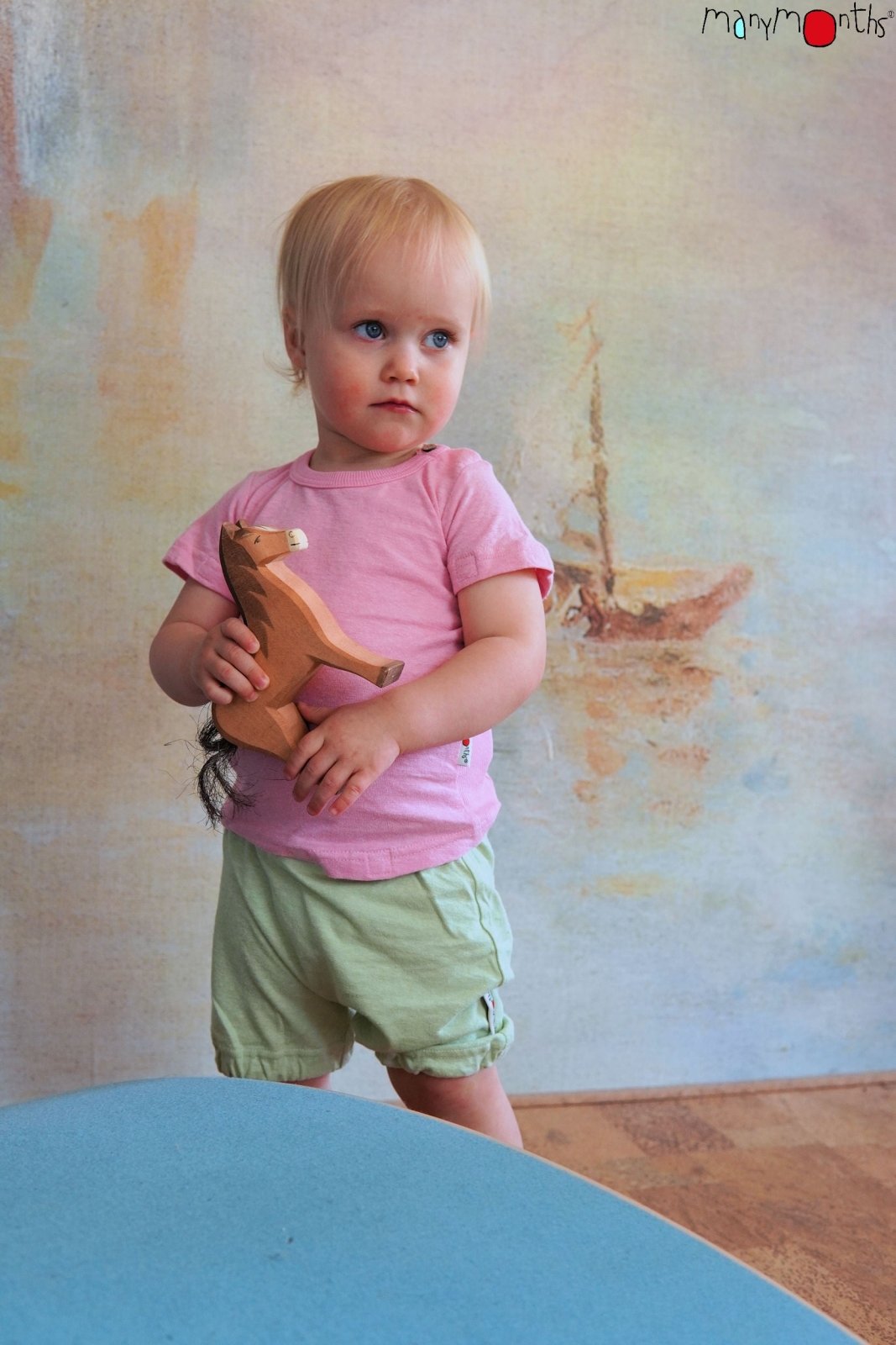 ManyMonths Bubble Shorts Hanf - Apricot Cheese ManyMonths