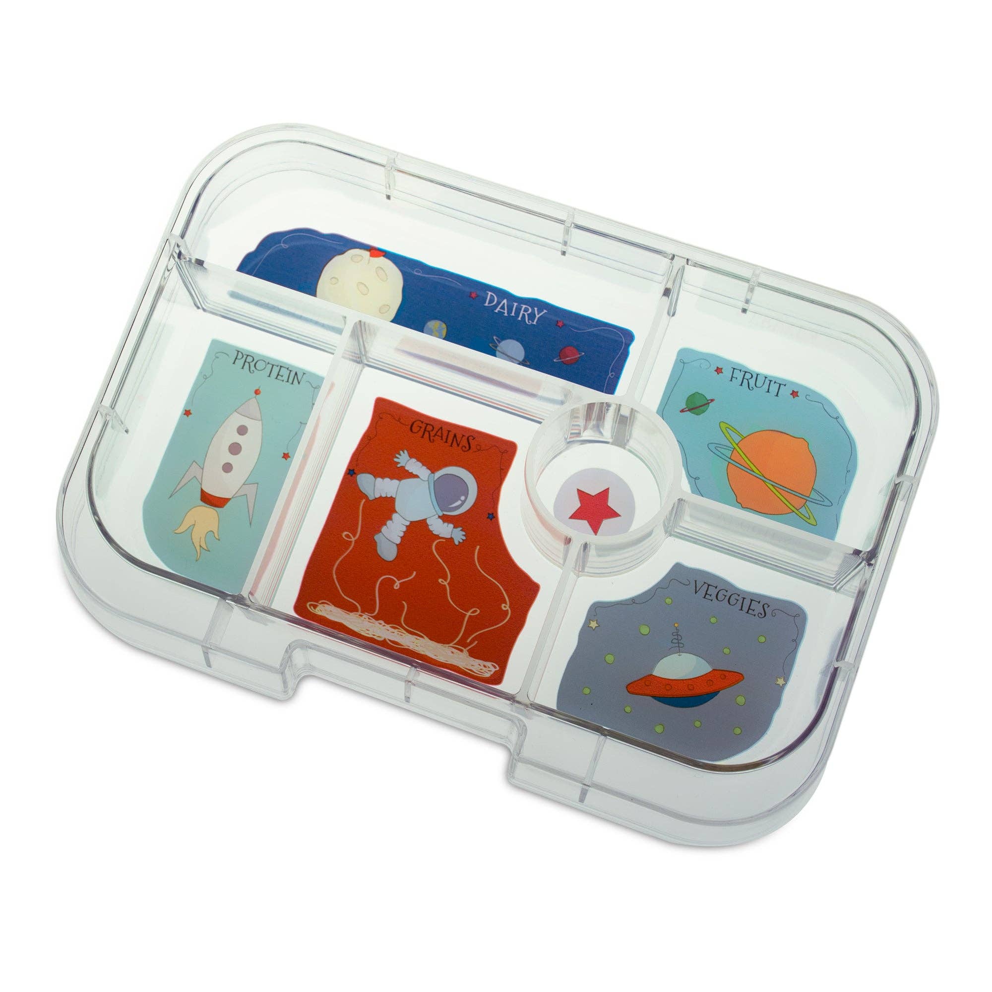 Auslaufsichere Bento-Box für Kinder Yumbox Original - Surf Blue (Rakete) Yumbox
