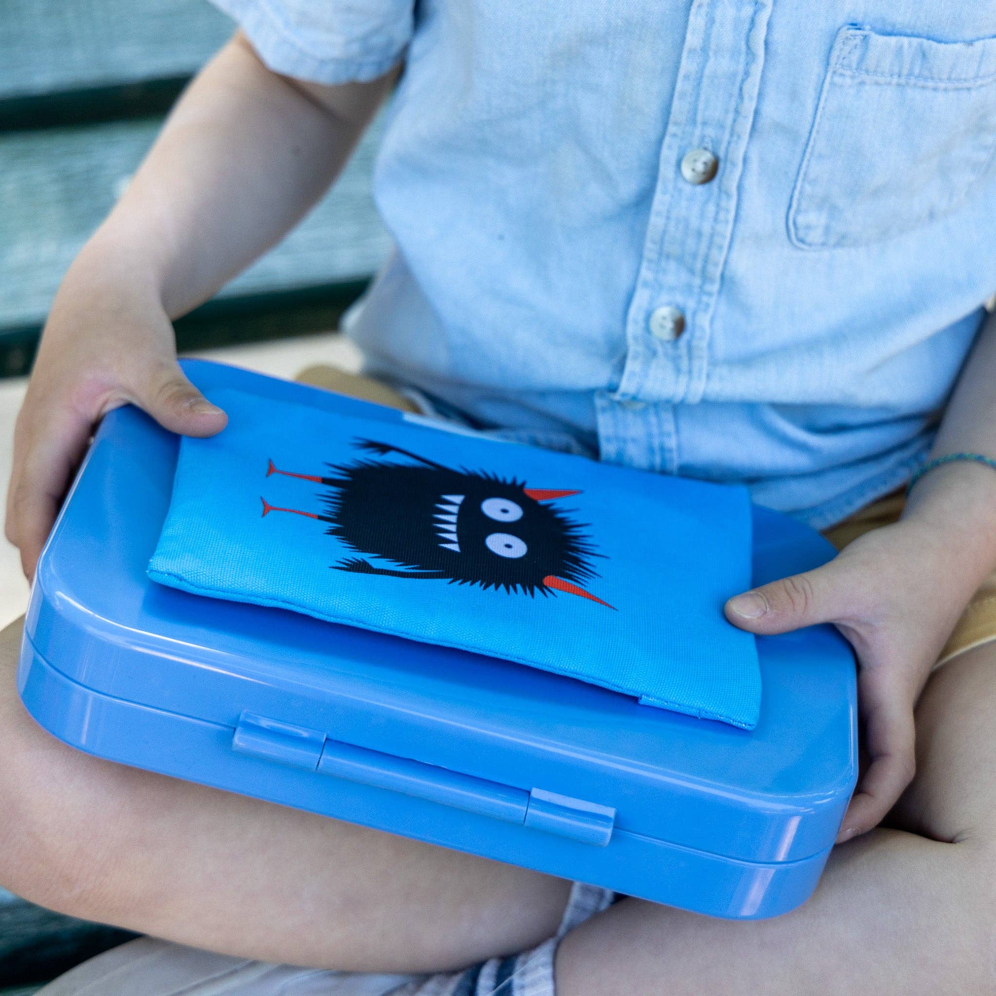 Gel-Kühlelemente mit Stoffhüllen 2er-Set – Monster & Hai Yumbox