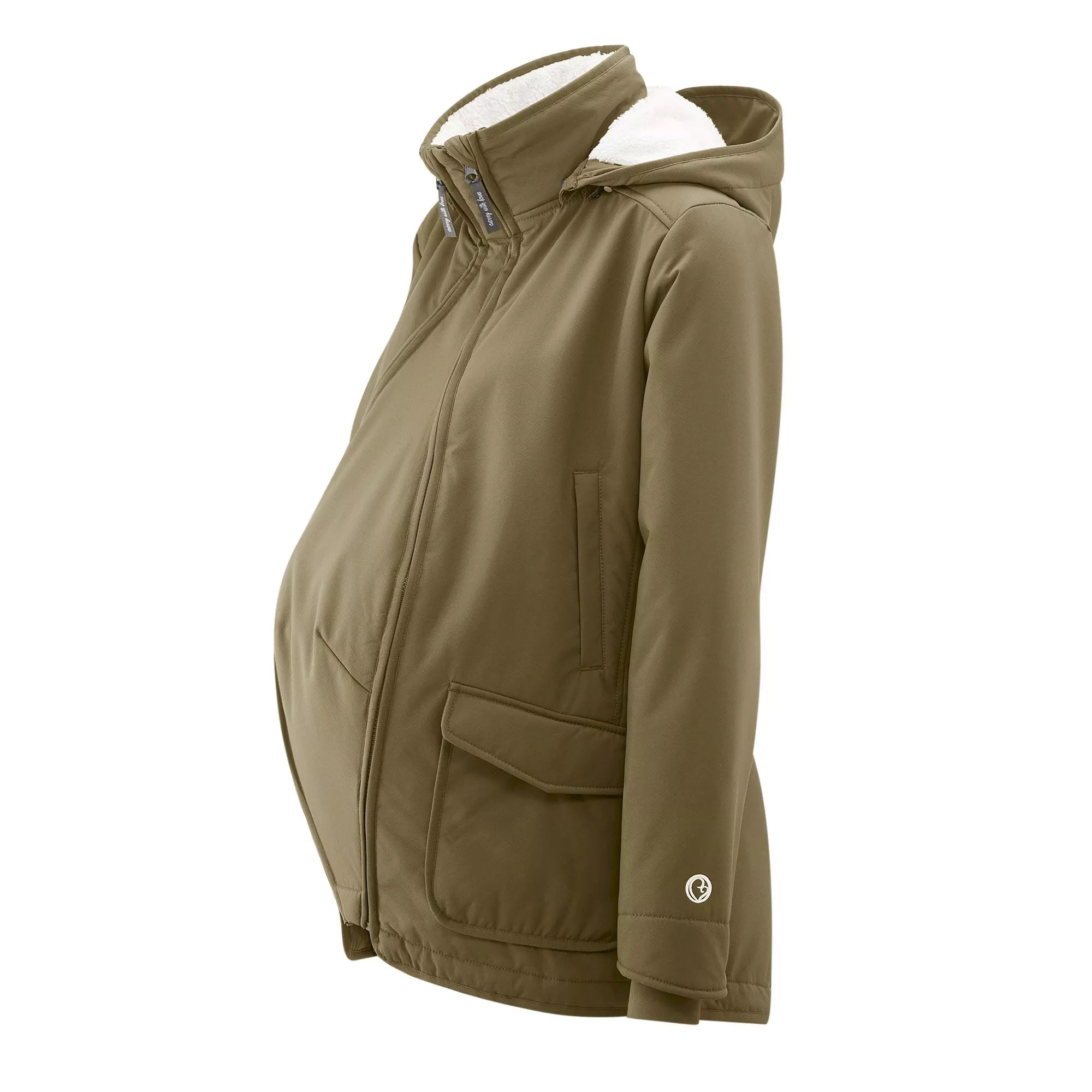 Mamalia Cosy Allrounder - Parka - khaki Familienbande