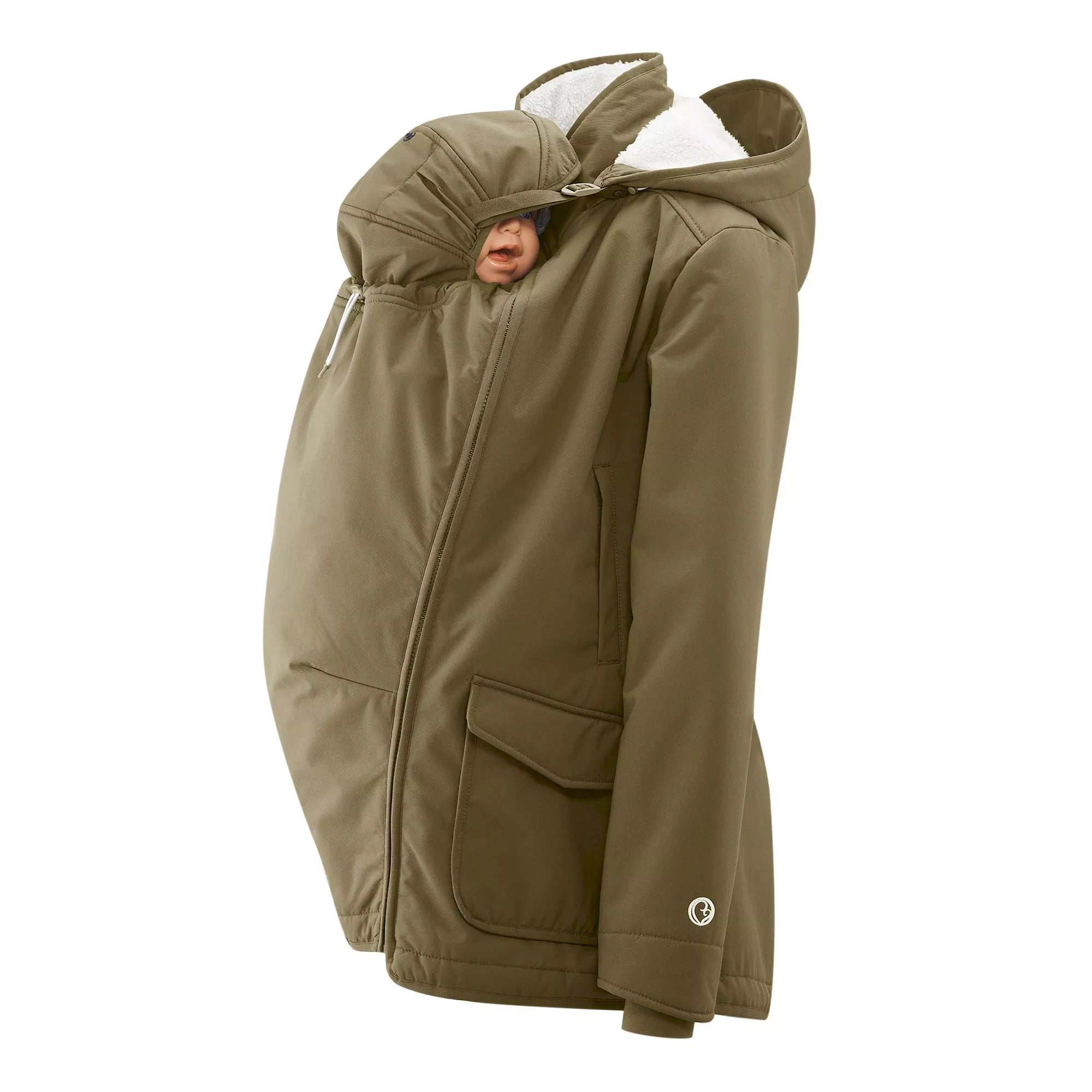 Mamalia Cosy Allrounder - Parka - khaki Familienbande