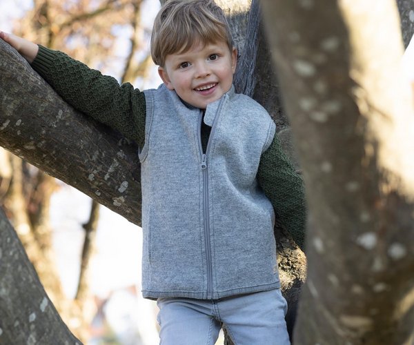 disana Wollwalk Weste / Gilet - Cassis Disana
