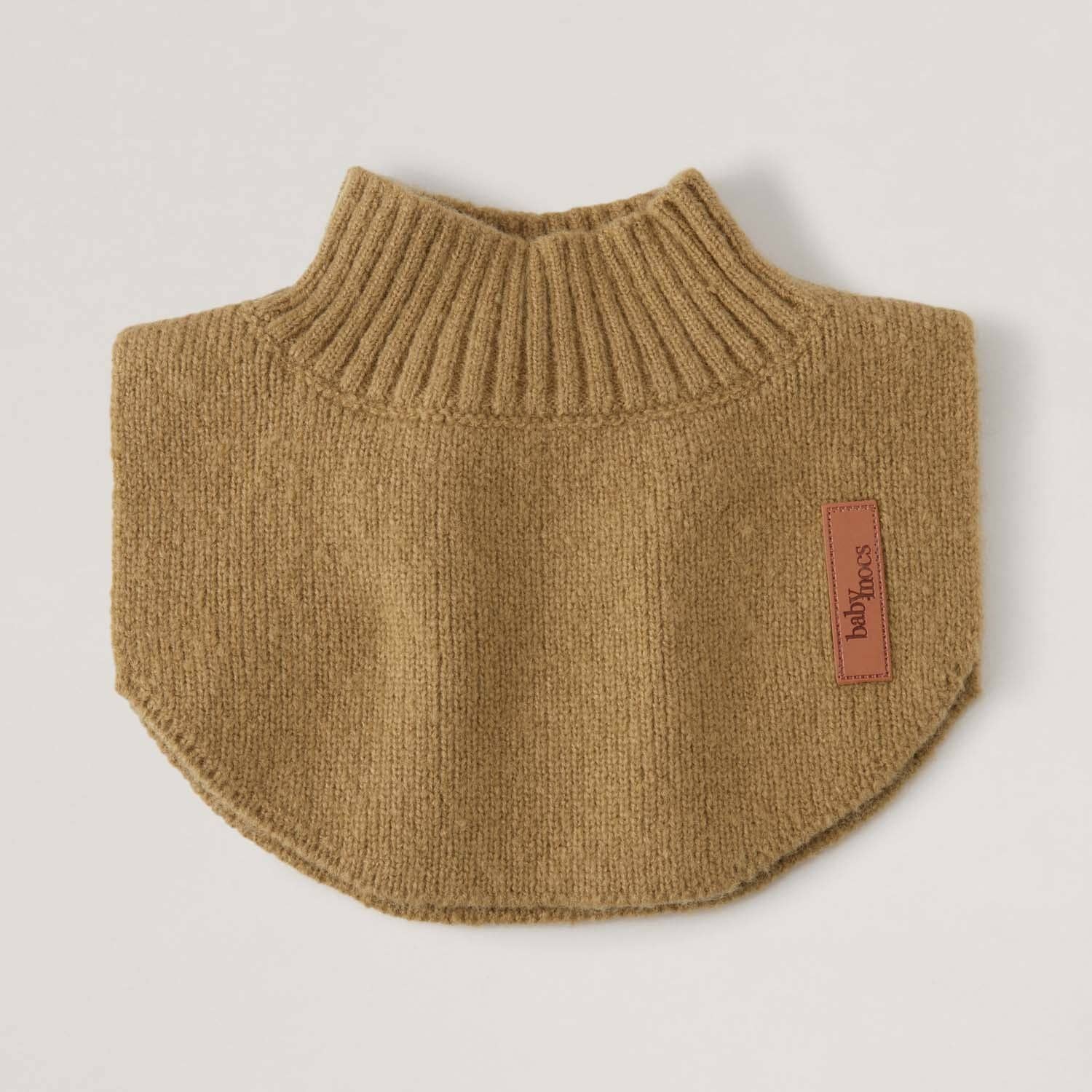 Halsschmeichler aus Bio-Baumwolle Kind - karamell BabyMocs