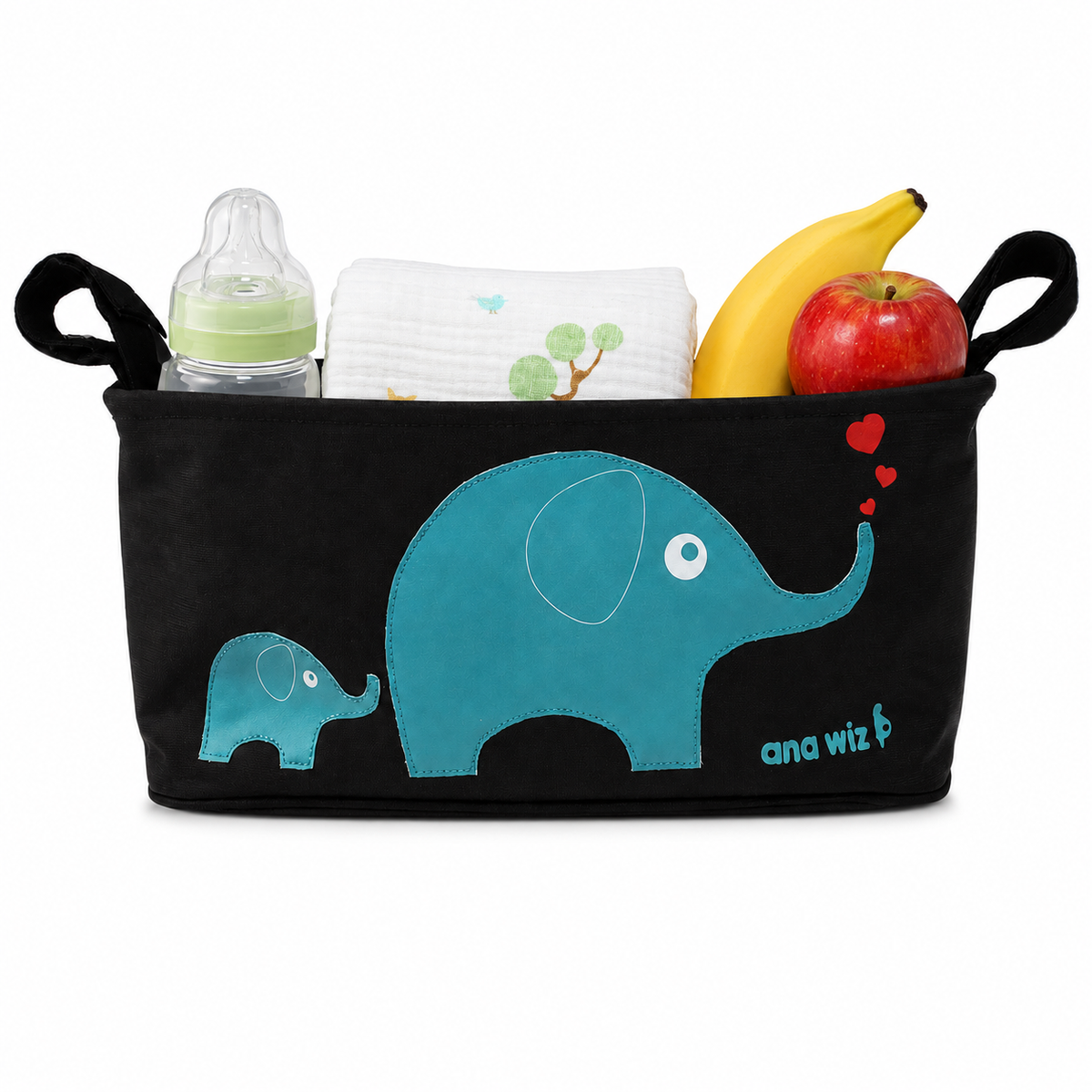 Buggy Organizer – praktische Kinderwagentasche im Elephant Design Ana Wiz