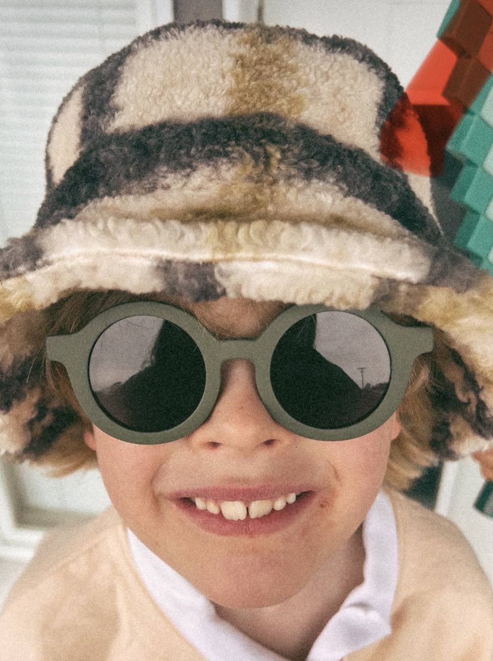 BabyMocs biegsame, weiche Sonnenbrillen: MILK - NEW! / BABY (PASST 0 ~ 1,5 JAHRE)