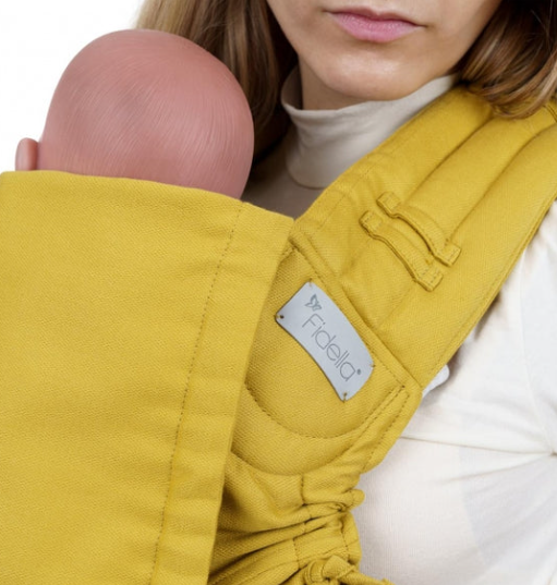 Fidella FLYCLICK Baby - Chevron senfgelb