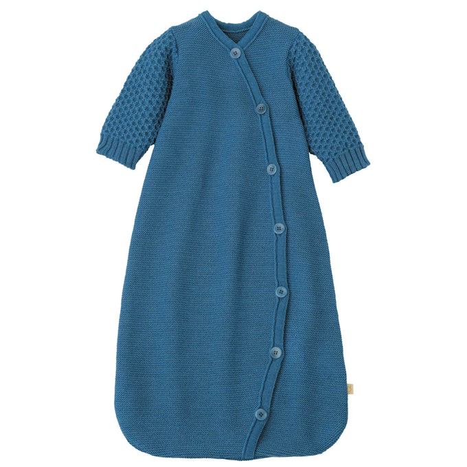 Disana Langarm Schlafsack - Taubenblau Disana