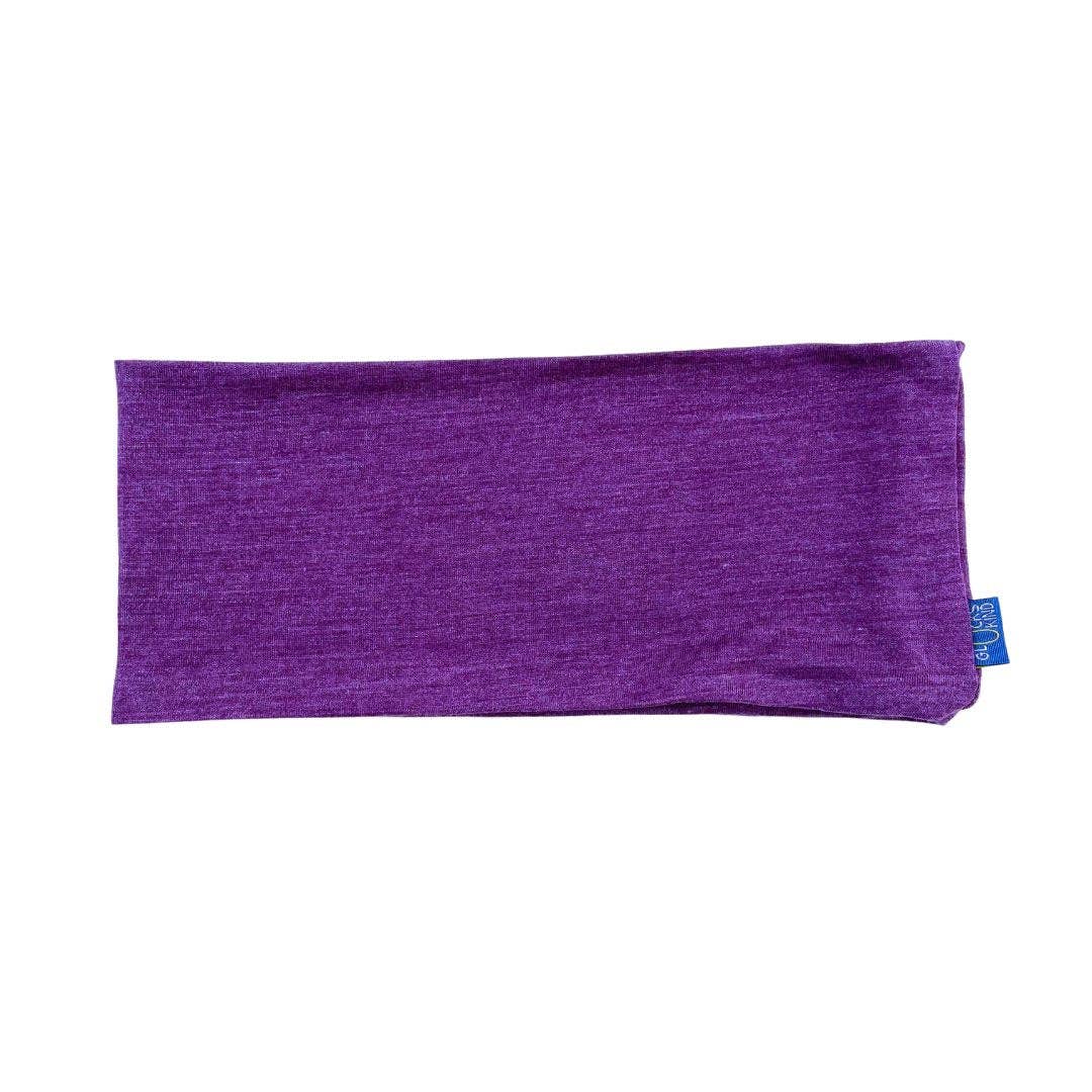 Stirnband brombeere, Merinowolle & Tencel (bio/Bluesign): L Glückskind