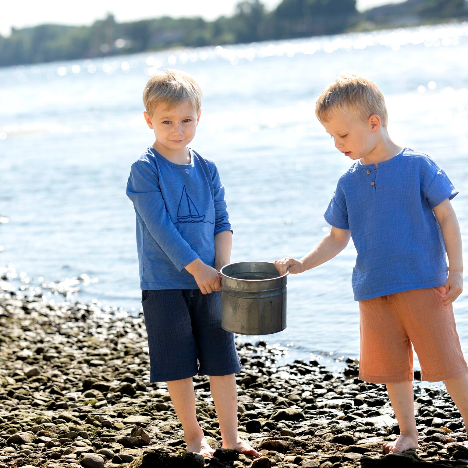 Musselin Shirt Enfant Terrible - Sky blue Enfant Terrible