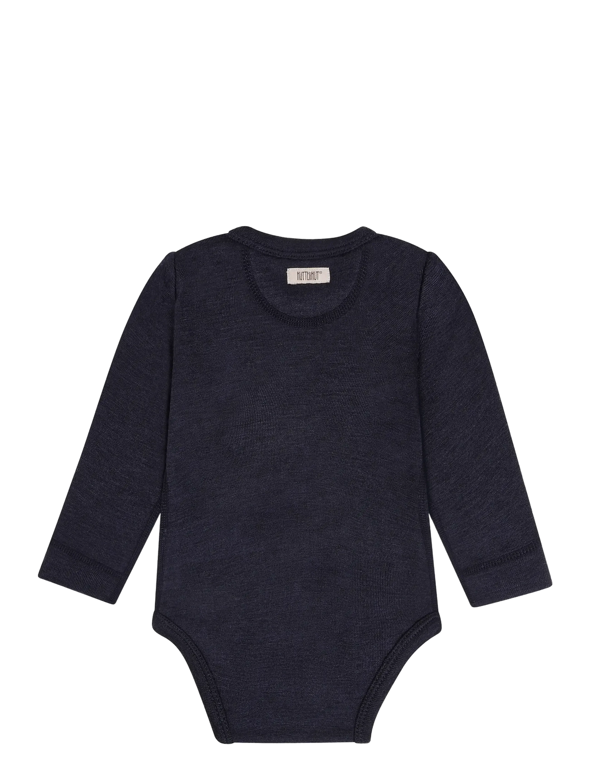 Huttelihut Tencel-Wolle Langarmbody - dunkles Marineblau