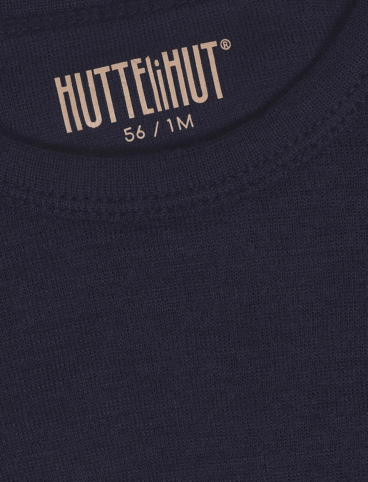 Huttelihut Tencel-Wolle Langarmbody - dunkles Marineblau