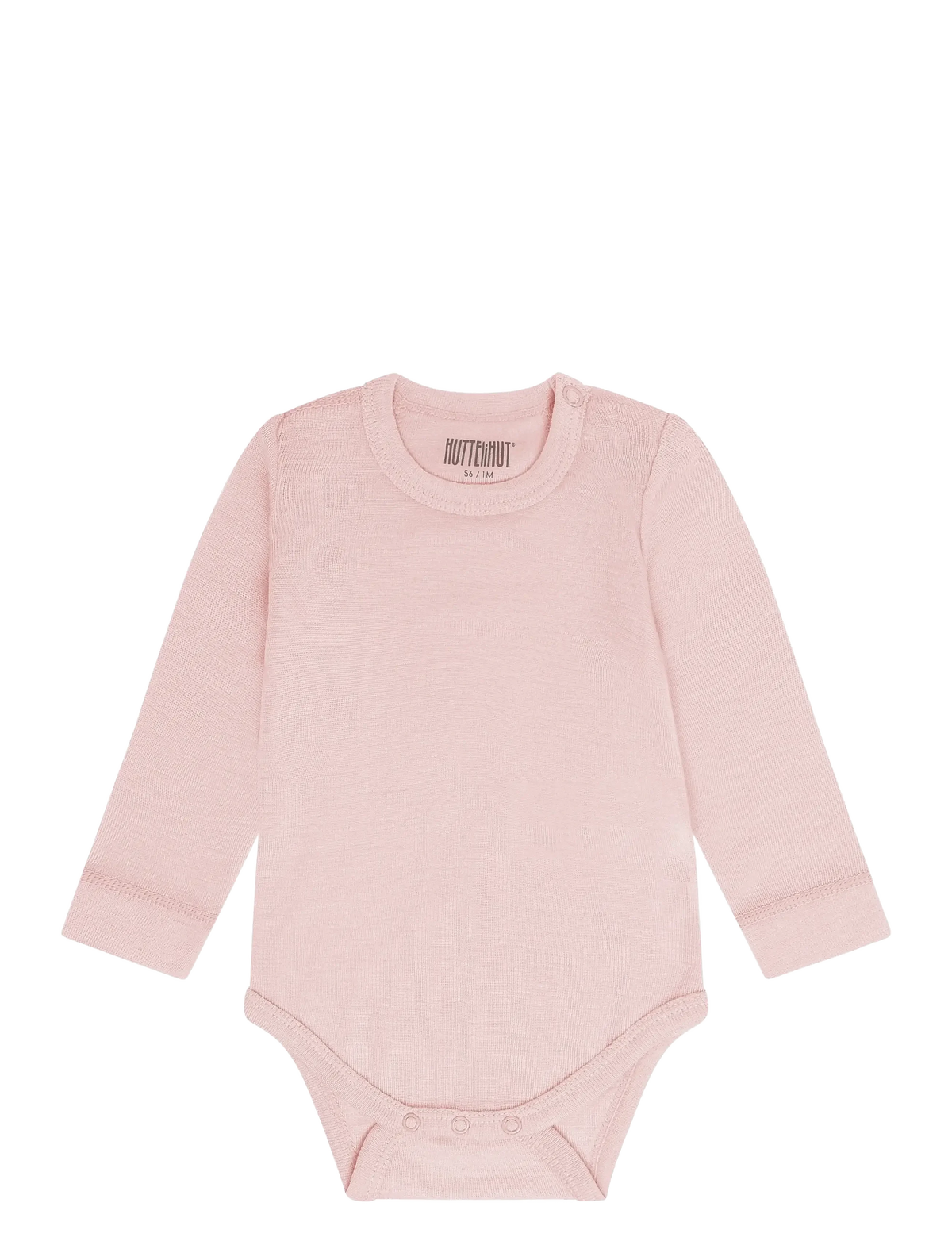Huttelihut Tencel-Wolle Langarmbody - Rosendunst