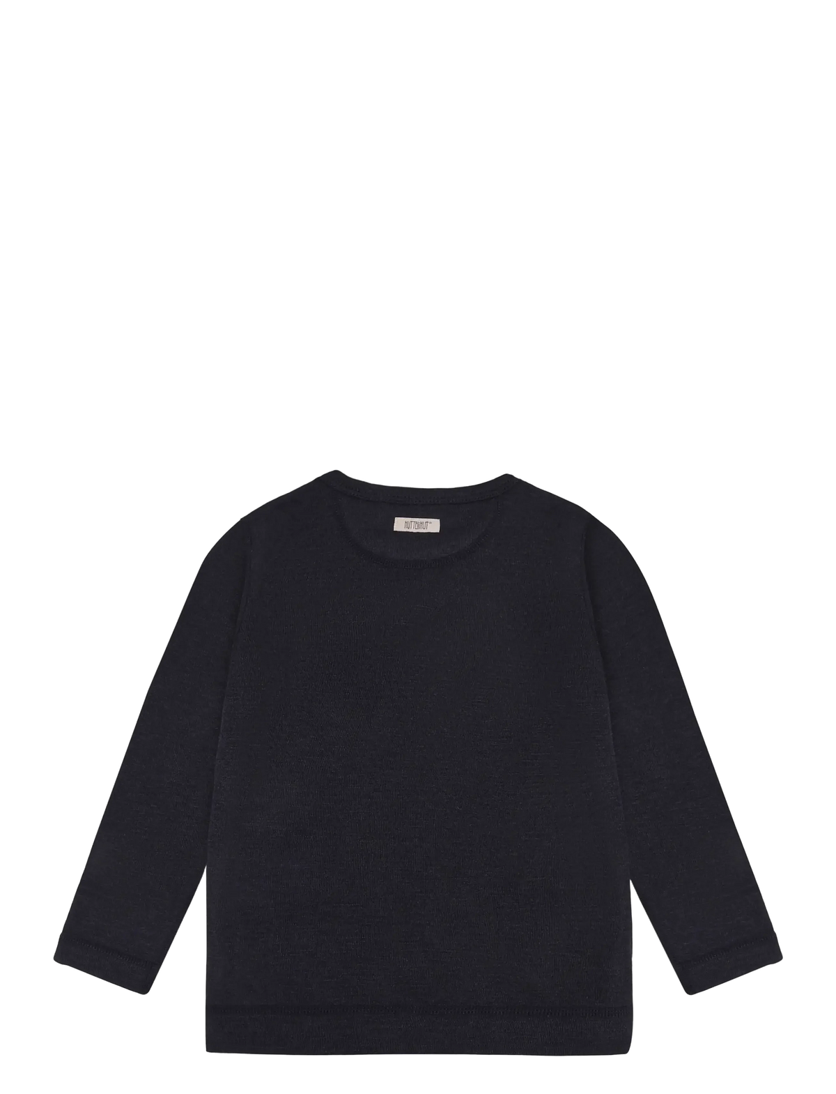 Huttelihut Tencel-Wolle Langarmshirt  - dunkles Marineblau