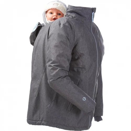 Umstands- und Tragewinterjacke WINTERFRIEND - grey Familienbande