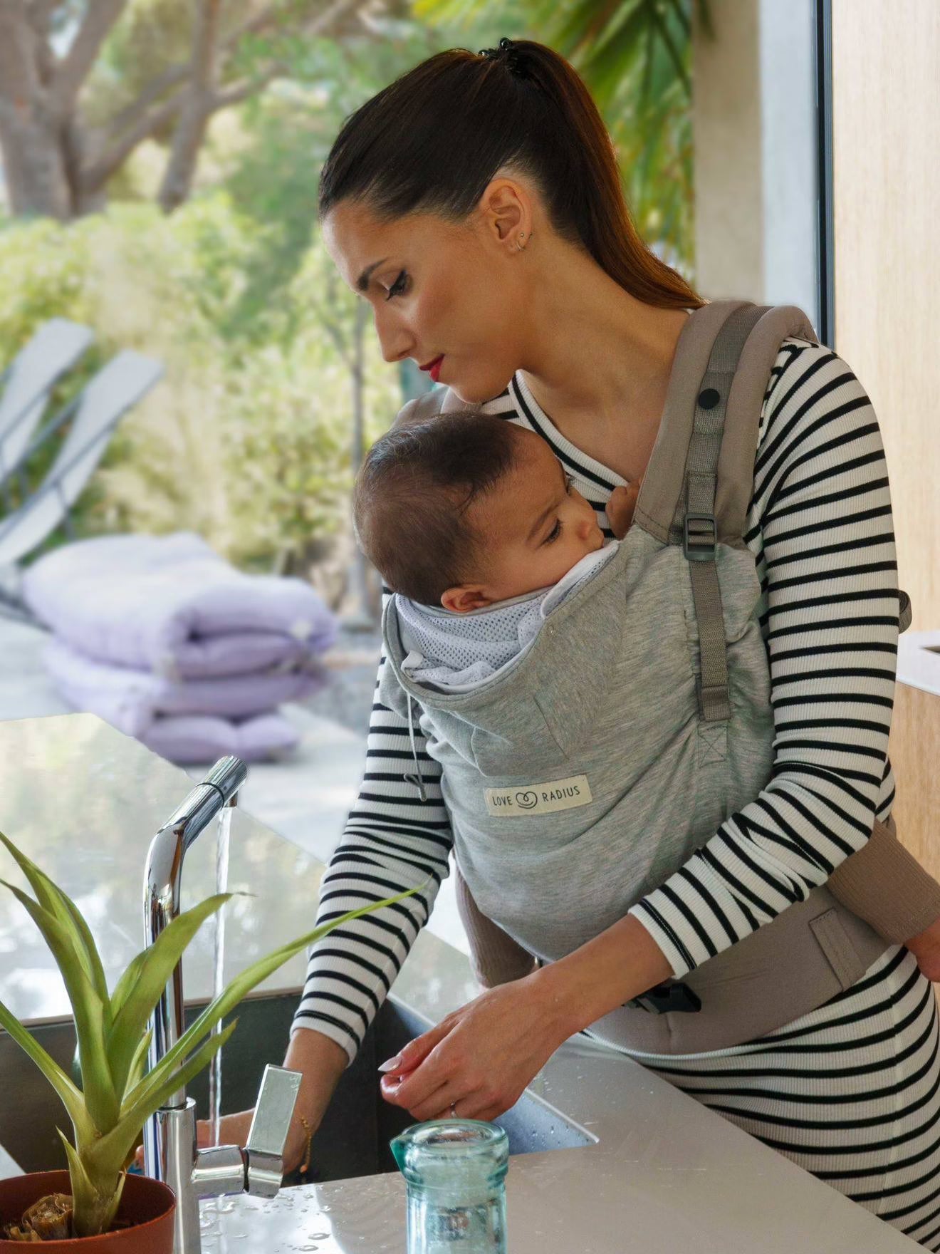 Love Radius HoodieCarrier2- grau love radius