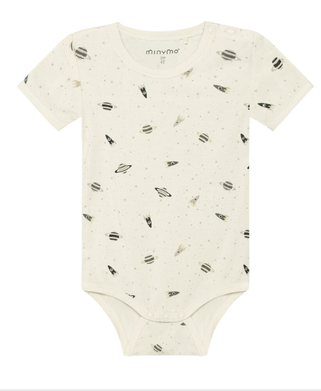 Minymo Bambusbody kurzarm - Planeten Minymo