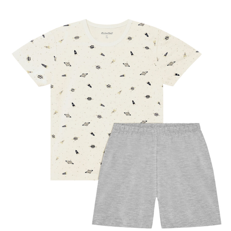 Minymo Pyjama kurz – Planeten Minymo