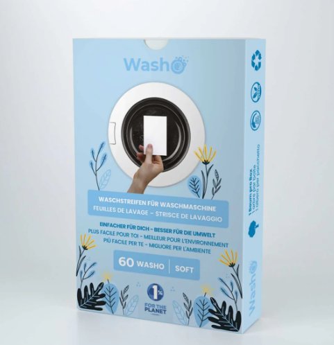Washo Waschstreifen Soft - 60 Stück - Familienbande - washo