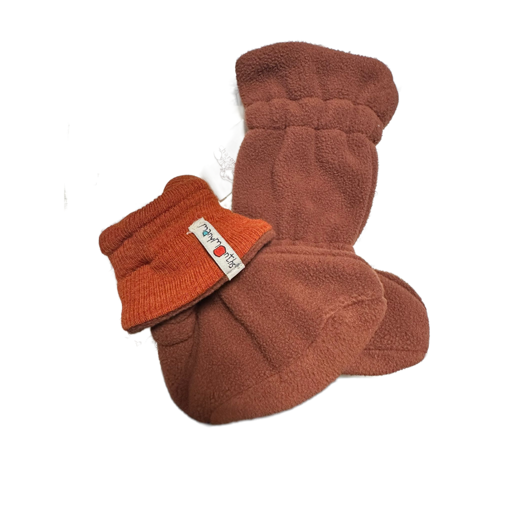Many Month Winter Booties Rich Amber / Dark Rust ManyMonths