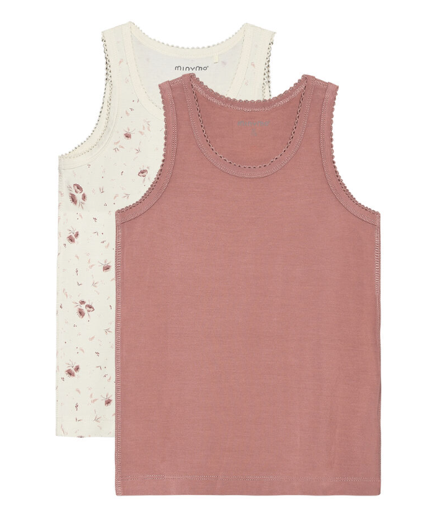 Minymo Unterhemden Set Bambusviskose - Peach Whip Minymo