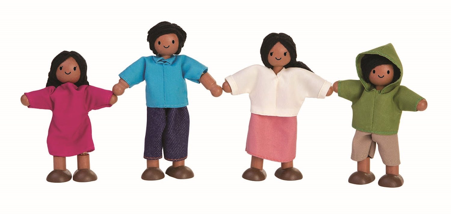 Plan Toys Puppenfamilie südländisch - Familienbande - Plan Toys