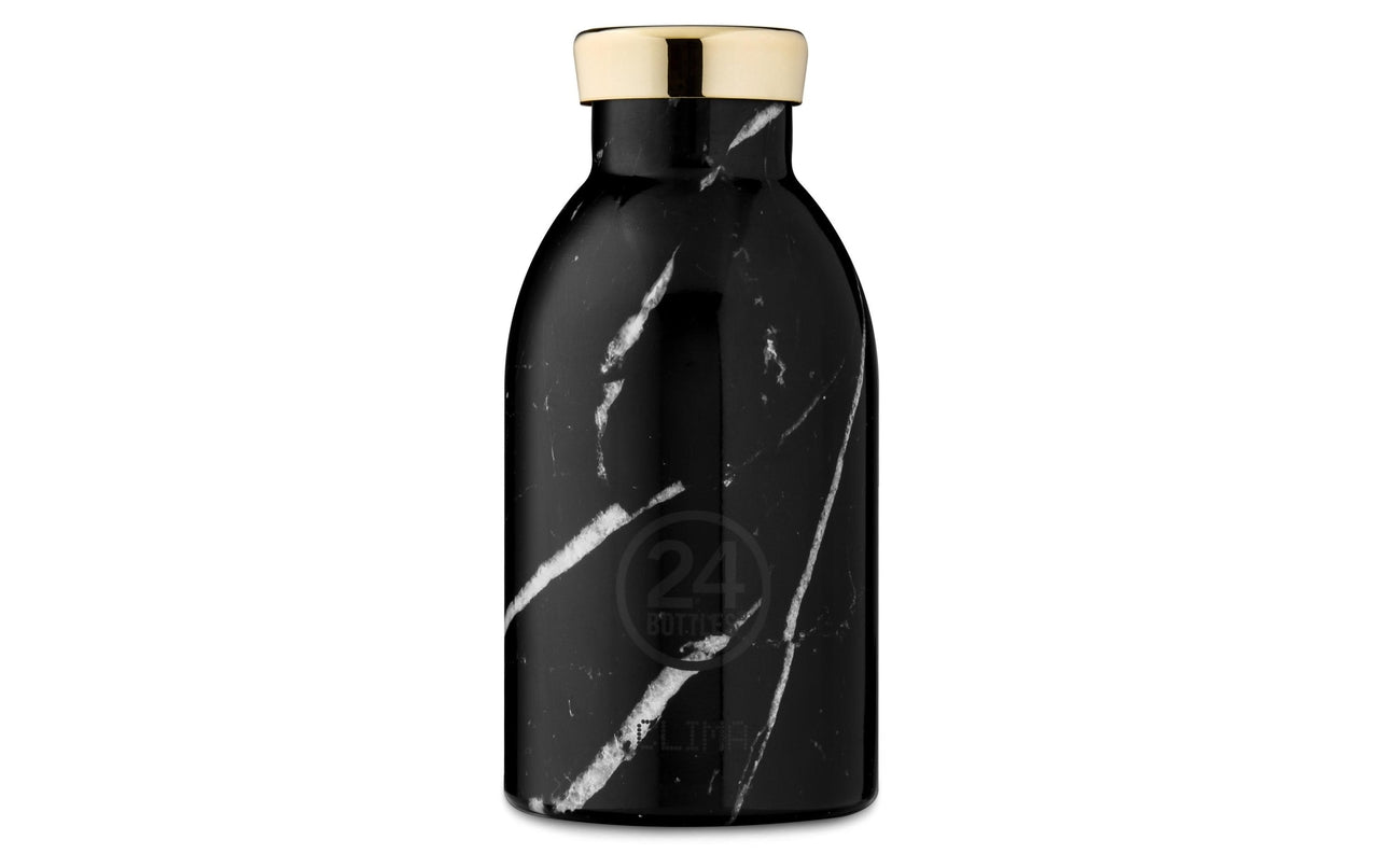24Bottles Thermosflasche Clima 330 ml, Black Marble