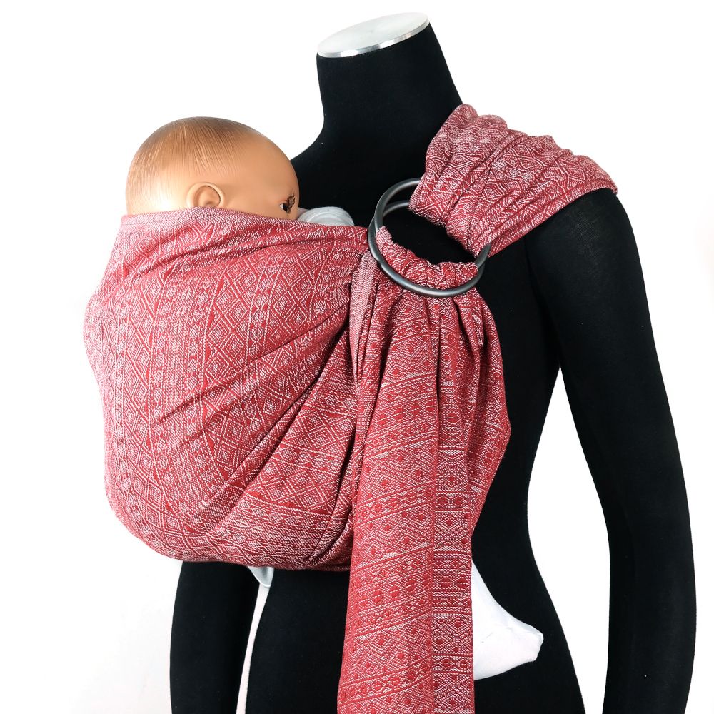 DidySling Marta Rosewood Jubilee - RingSling Grösse 1R - Familienbande - Didymos