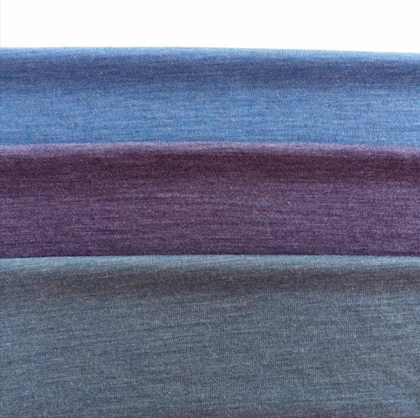 Glückskind Stirnband Merinowolle & Tencel - schiefer Glückskind