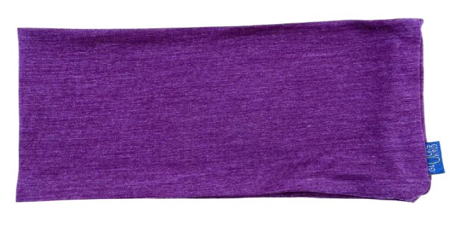 Glückskind Stirnband Merinowolle & Tencel - brombeere Glückskind