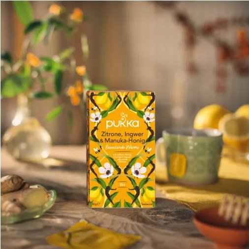 Pukka Tee - Zitronen, Ingwer & Manuka-Honig Pukka Tee - Zitronen, Ingwer & Manuka-Honig
