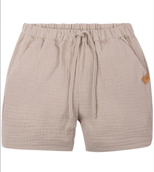 PurePure Shorts Musselin - Oat - Familienbande - purepure