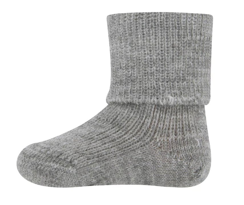 Socken Alpaka/Merino - div. Farben grau meliert Ewers
