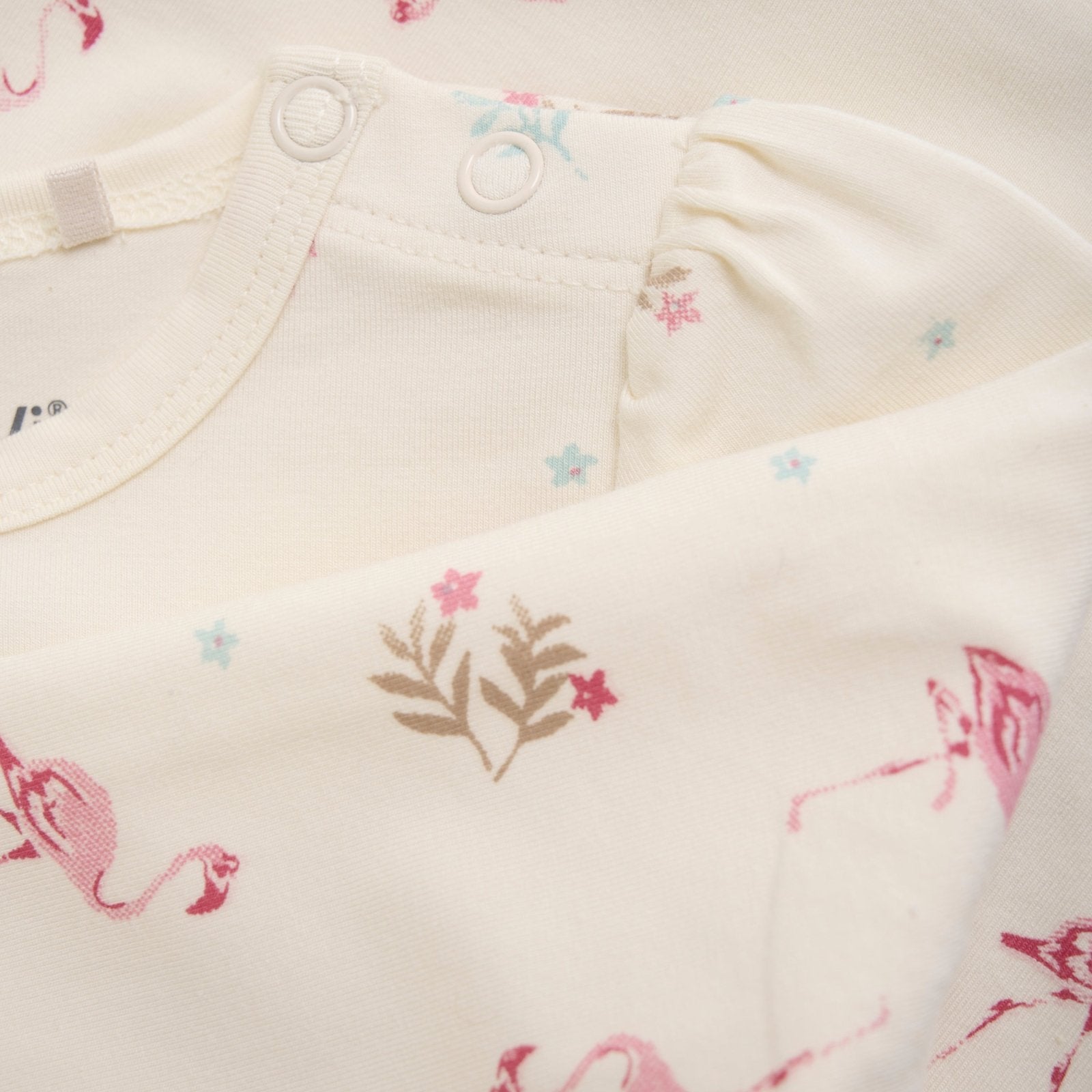 CeLaVi Langarm Body Bambusviskose/Baumwolle - Flamingo CeLaVi