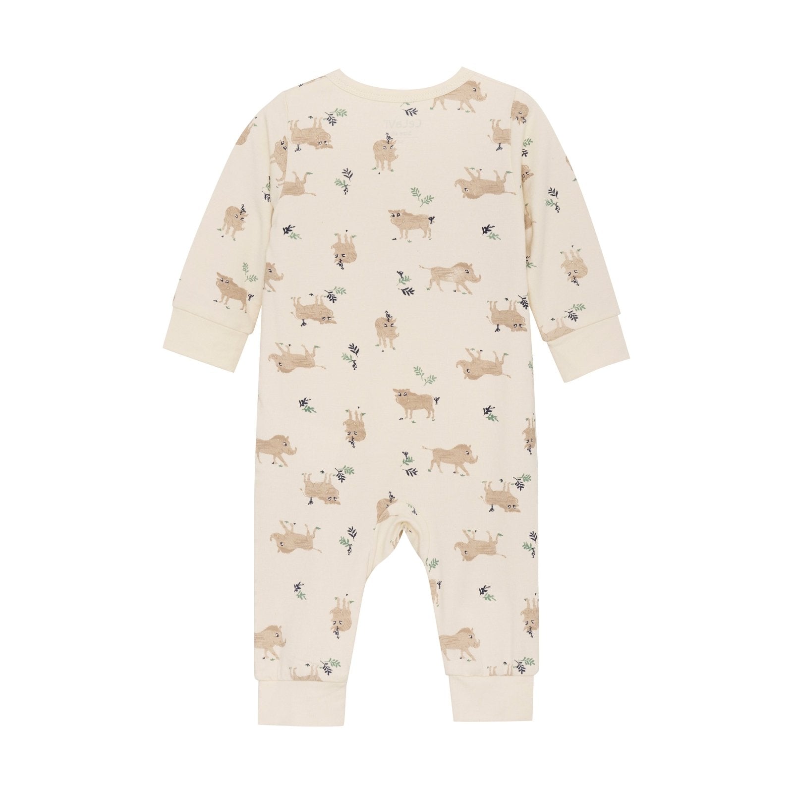 CeLaVi Jumpsuit / Pyjama Bambusviskose/Baumwolle - Wildschweinchen CeLaVi