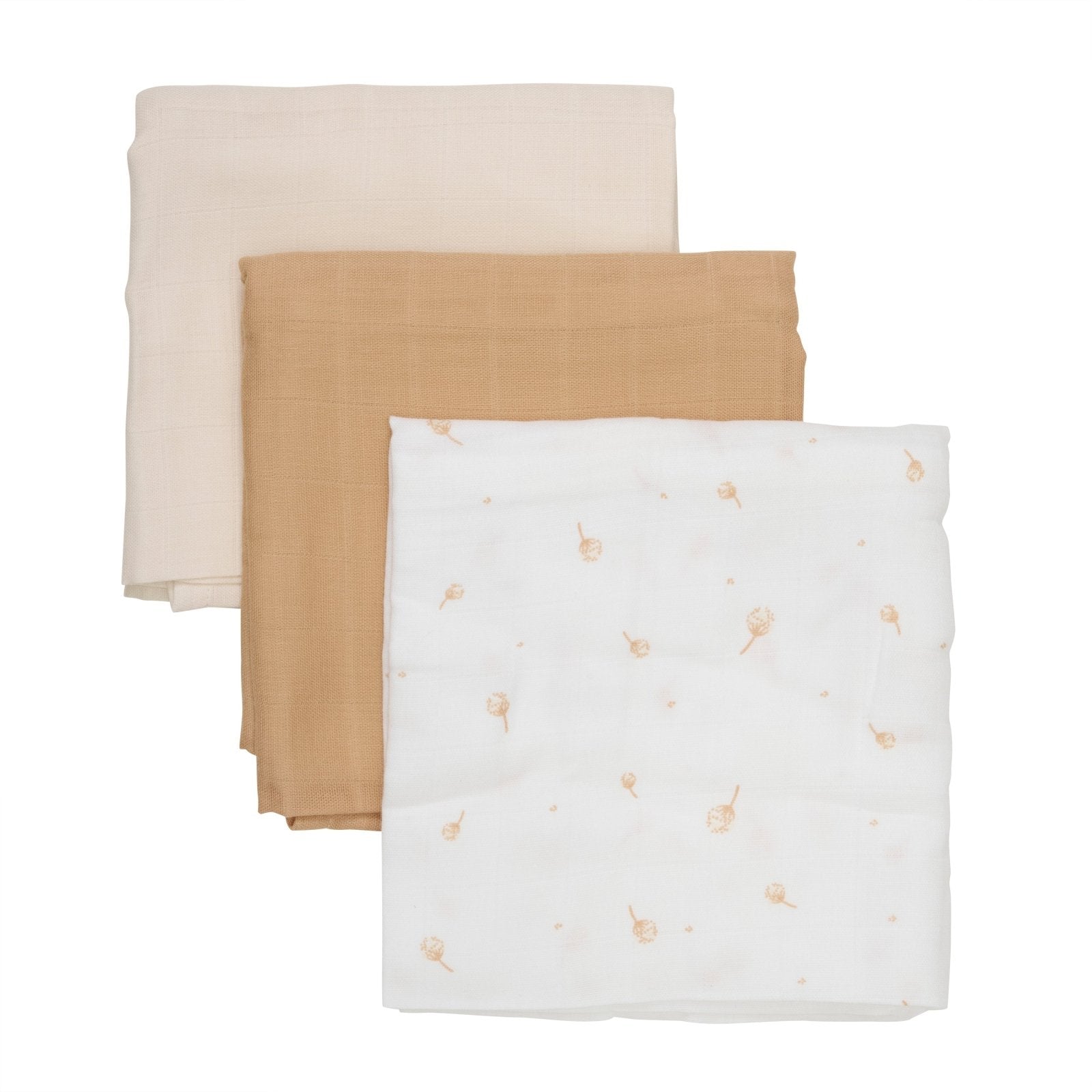 3er Pack Nuschi gross 120x120 cm- Coconut milk - Familienbande - fixoni