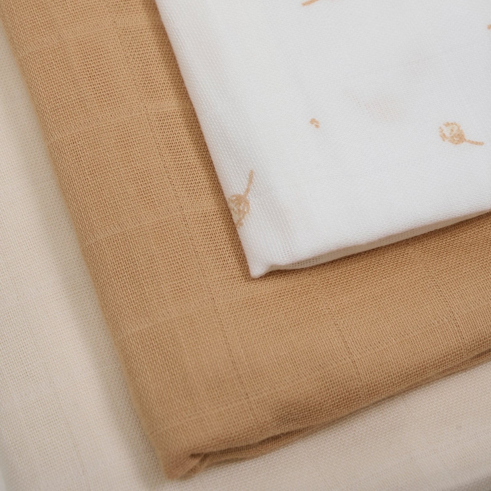 3er Pack Nuschi gross 120x120 cm- Coconut milk - Fixoni fixoni