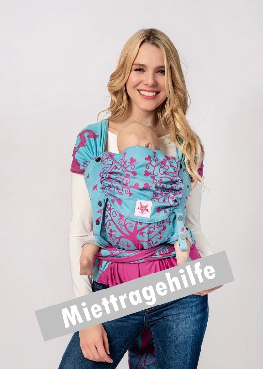 Miettragehilfe Kokadi Babytrage WrapStar Babysize - Familienbande - kokadi