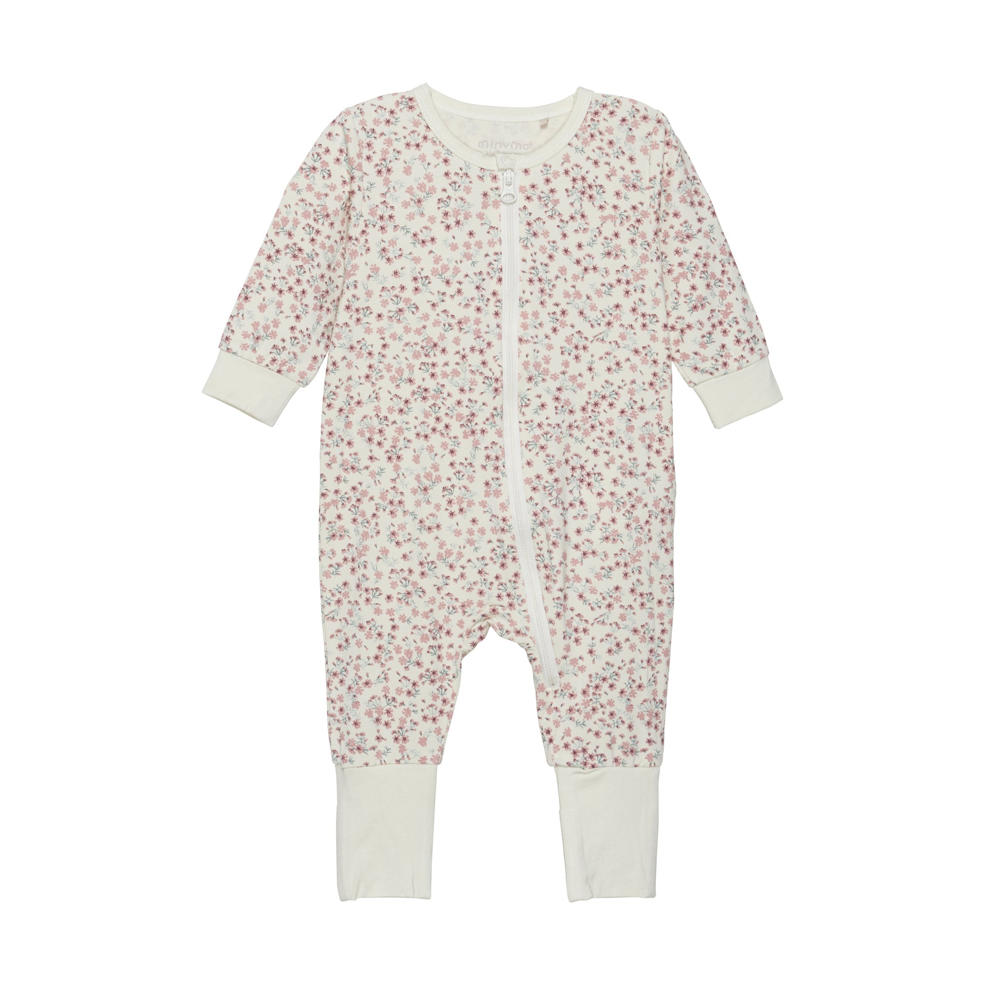 Bambus Jumpsuit / Pyjama Minymo - Rose Tan - Familienbande