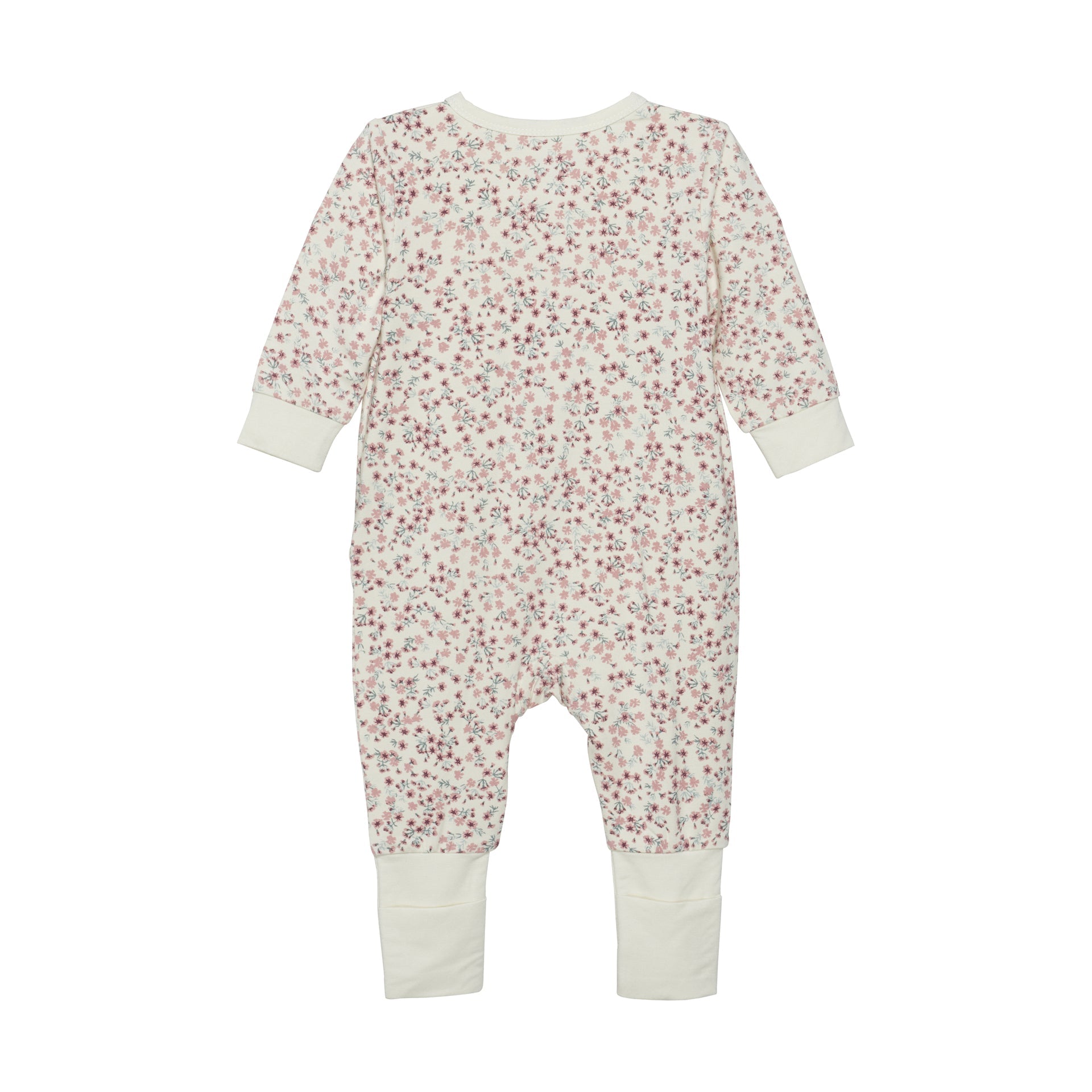 Bambus Jumpsuit / Pyjama Minymo - Rose Tan - Familienbande