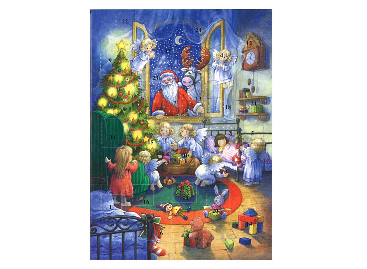 Brändi Adventskalender klein Motiv 488 Doppelkarte - Familienbande