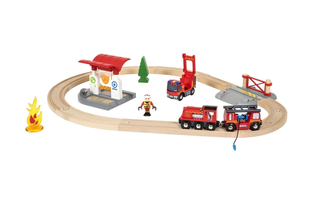 BRIO Eisenbahn Feuerwehr Set - Familienbande